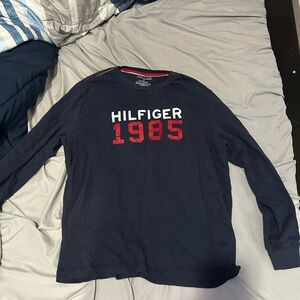Tommy Hilfiger Navy Long Sleeve Shirt